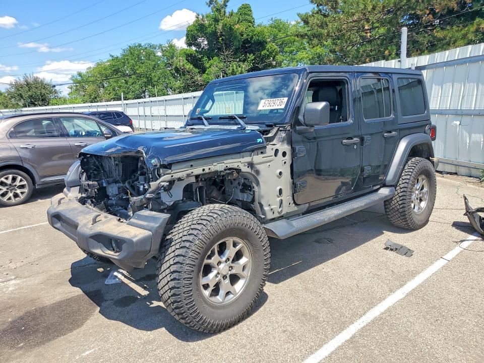 2020 Jeep Wrangler / VIN 1C4HJXDG7LW196584 — COPART salvage auction photo