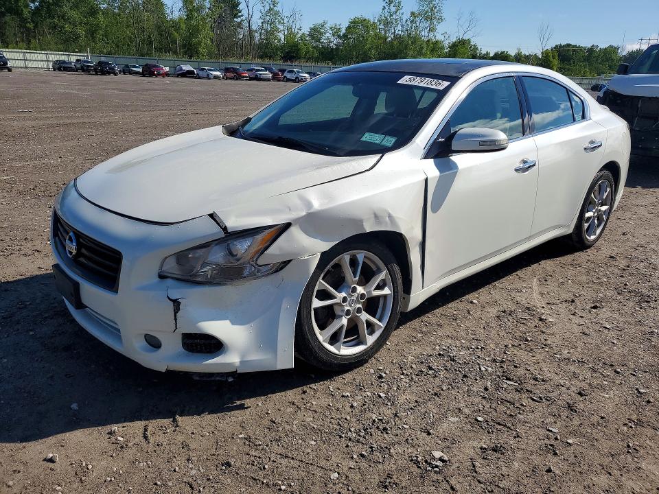 2014 Nissan VIN 1N4AA5APXEC477217 COPART salvage auction — FRONT END, Ny - Mv-907A Salvage Certificate, sold $1,000 on 2026-07-06 (photo 1)