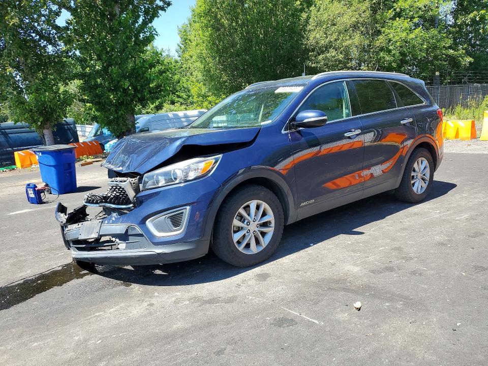 2017 Kia VIN 5XYPGDA56HG234273 COPART salvage auction — FRONT END, Or - Salvage Title Certificate, sold $1,000 on 2026-07-13 (photo 1)