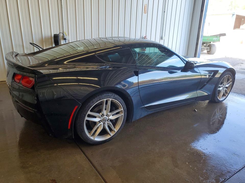 2014 Chevrolet Corvette stingray VIN 1G1YK2D79E5102366 COPART salvage auction — FRONT END, In - Certificate Of Title, sold $9,000 on 2026-07-28 (photo 3)