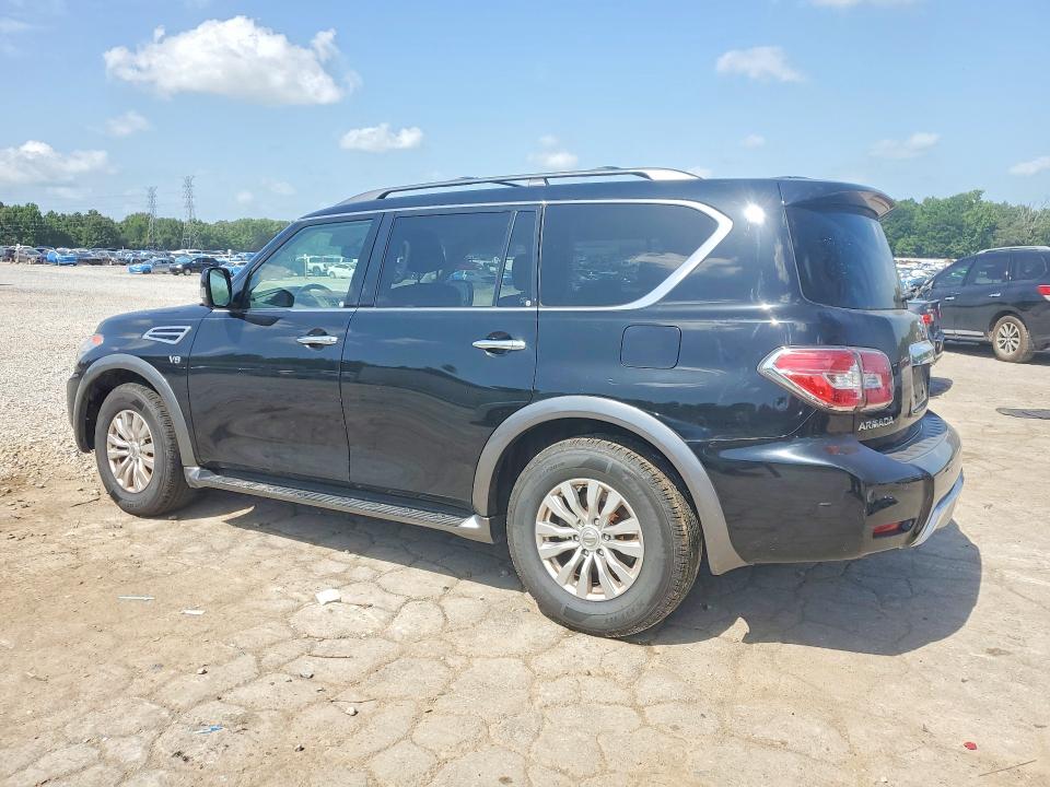 2018 Nissan Armada VIN JN8AY2ND2J9056124 COPART salvage auction — FRONT END, Tn - Salvage Certificate, sold $3,950 on 2026-07-09 (photo 2)