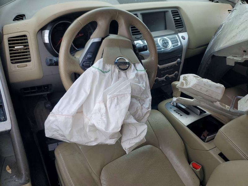 2010 Nissan Murano VIN JN8AZ1MU4AW014189 COPART salvage auction — FRONT END, TN - SALVAGE CERTIFICATE, sold $550 on 2026-07-20 (photo 8)