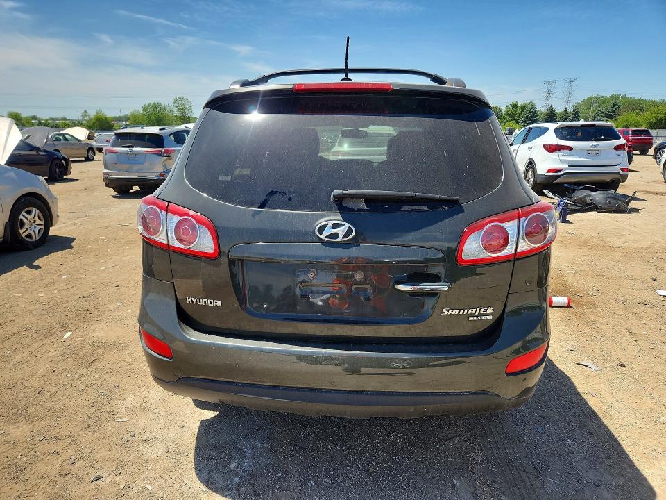 2011 Hyundai Santa fe VIN 5XYZK3AB4BG090267 COPART salvage auction — FRONT END, Il - Salvage Certificate, sold $2,800 on 2026-07-28 (photo 6)