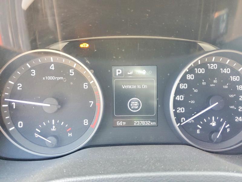 2018 Hyundai Elantra VIN KMHD84LF0JU579773 COPART salvage auction — FRONT END, ON - PERMIT NO BRAND - UNFIT, sold $2,550 on 2026-07-07 (photo 9)