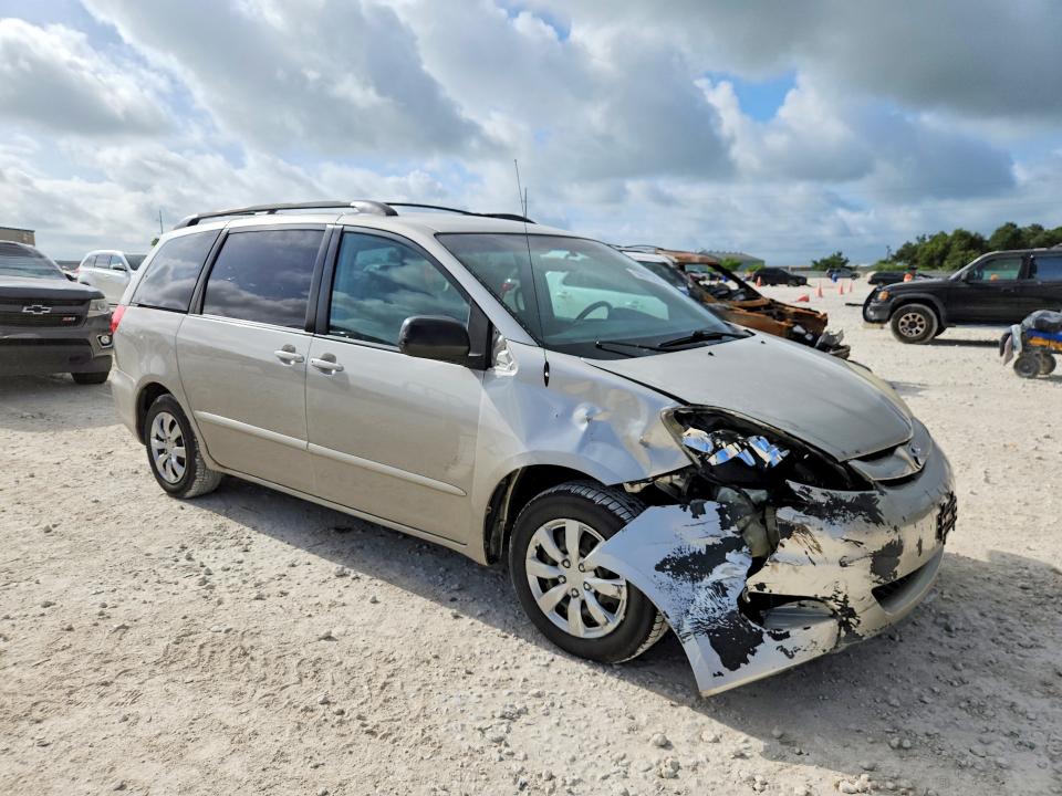 2007 Toyota Sienna VIN 5TDZK23C67S068250 COPART salvage auction — FRONT END, Tx - Salvage Vehicle Title, sold $1,600 on 2026-07-09 (photo 4)