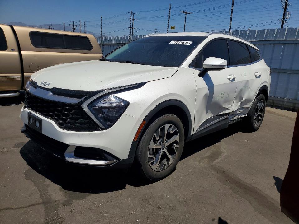 2023 Kia Sportage VIN KNDPVCAGXP7100072 COPART salvage auction — SIDE, Ca - Salvage Certificate, sold $11,500 on 2026-07-20 (photo 1)