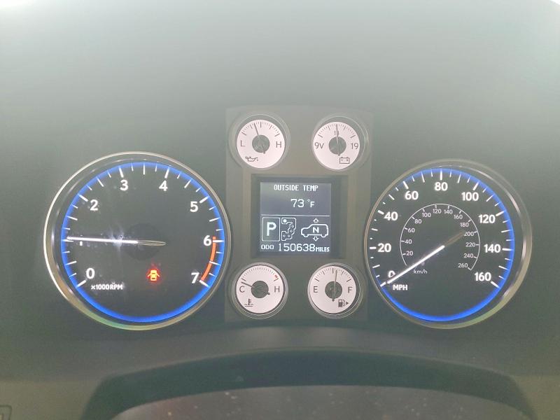 2010 Lexus Lx VIN JTJHY7AX4A4054926 COPART salvage auction — FRONT END, Tx - Salvage Vehicle Title, sold $14,200 on 2026-07-10 (photo 9)