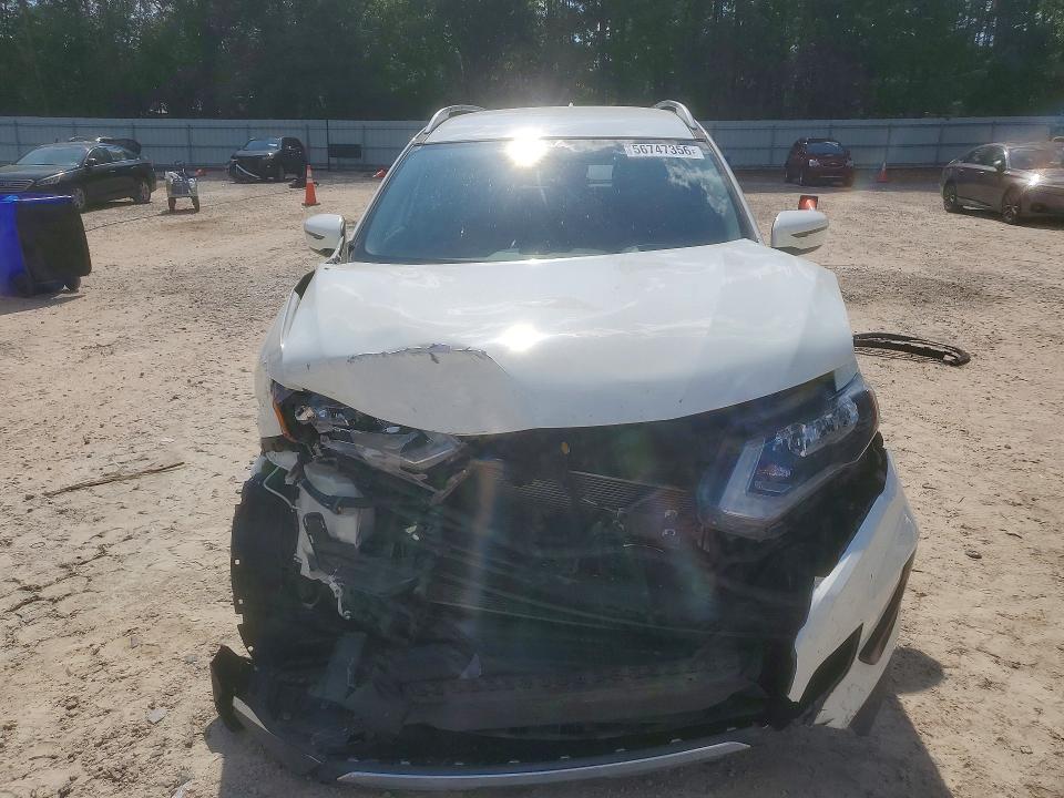 2019 Nissan Rogue VIN KNMAT2MT4KP535077 COPART salvage auction — FRONT END, NC - SALVAGE CERTIFICATE OF TITLE, sold $2,100 on 2026-07-31 (photo 5)