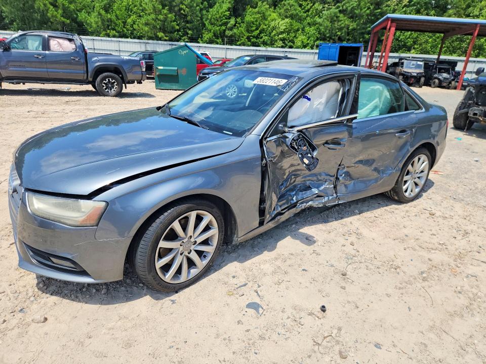 2013 Audi VIN WAUEFAFL4DA048402 COPART salvage auction — SIDE, Fl - Cert Of Title Slvg Rebuildable, sold $925 on 2026-07-31 (photo 1)