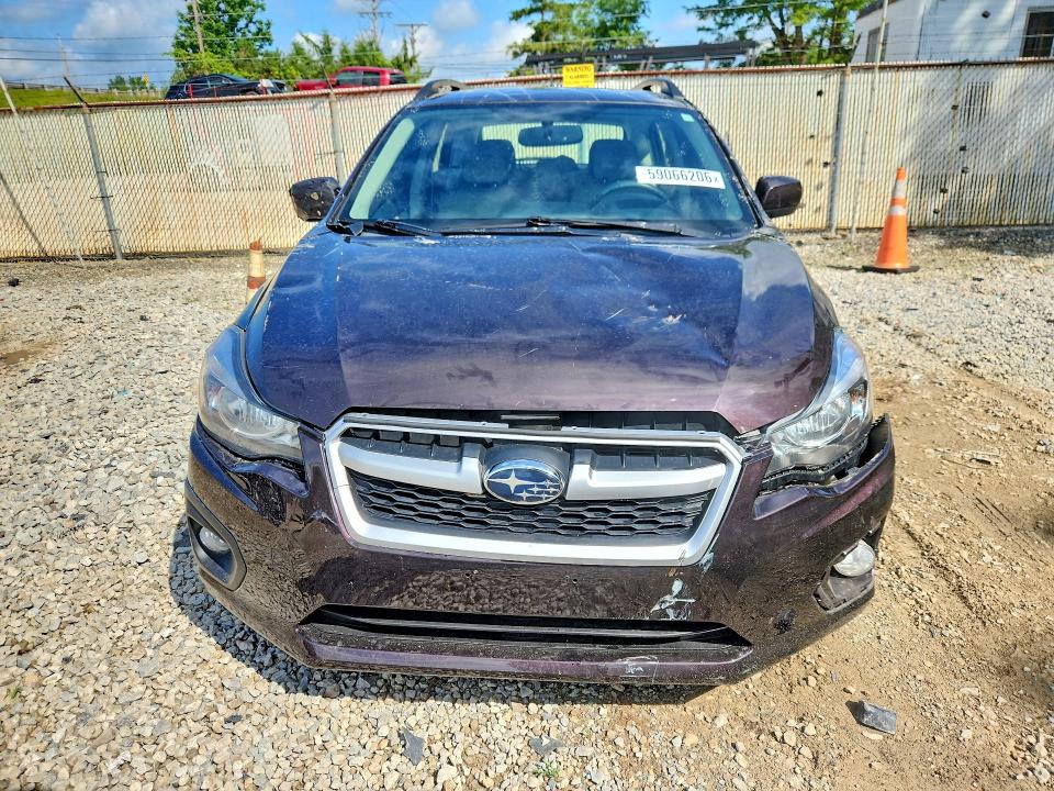 2013 Subaru Impreza VIN JF1GPAL69DH213350 COPART salvage auction — FRONT END, Oh - Cert Of Title-Salvage, sold $650 on 2026-07-15 (photo 5)