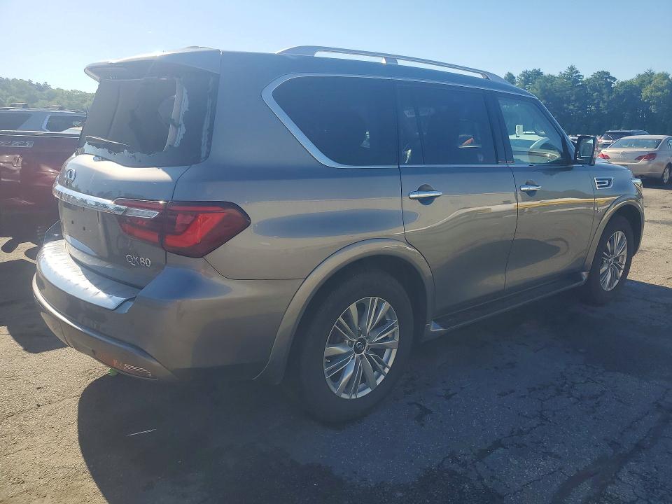 2018 Infiniti Qx80 VIN JN8AZ2NEXJ9191213 COPART salvage auction — REAR END, RI - SALVAGE CERTIFICATE OF TITLE, sold $9,500 on 2026-07-30 (photo 3)