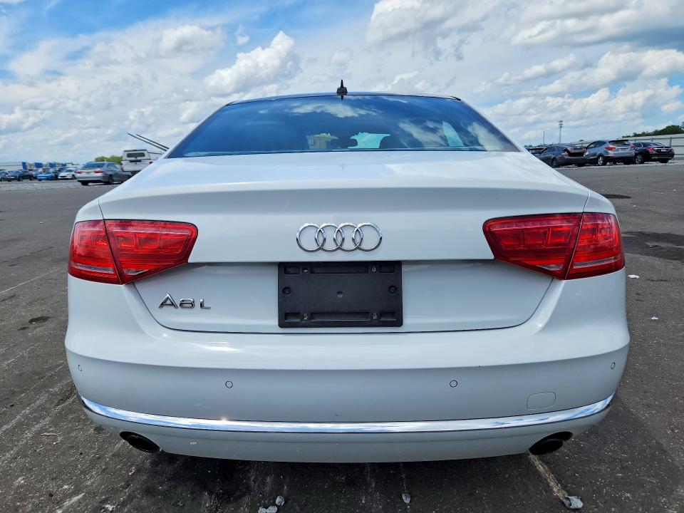 2014 Audi A8 VIN WAURGAFD0EN004589 COPART salvage auction — MINOR DENT/SCRATCHES, Ga - Certificate Of Title, sold $1,600 on 2026-07-27 (photo 6)