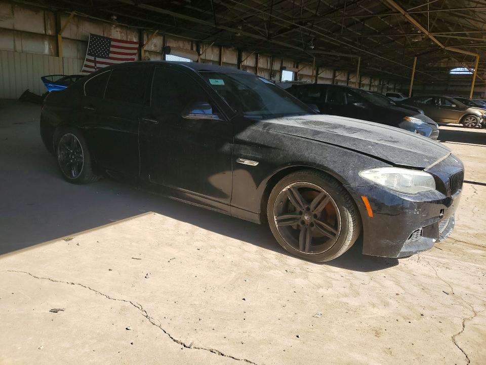 2013 BMW 5er VIN WBAFR7C59DC823026 COPART salvage auction — FRONT END, Az - Certificate Of Title, sold $1,350 on 2026-07-06 (photo 4)