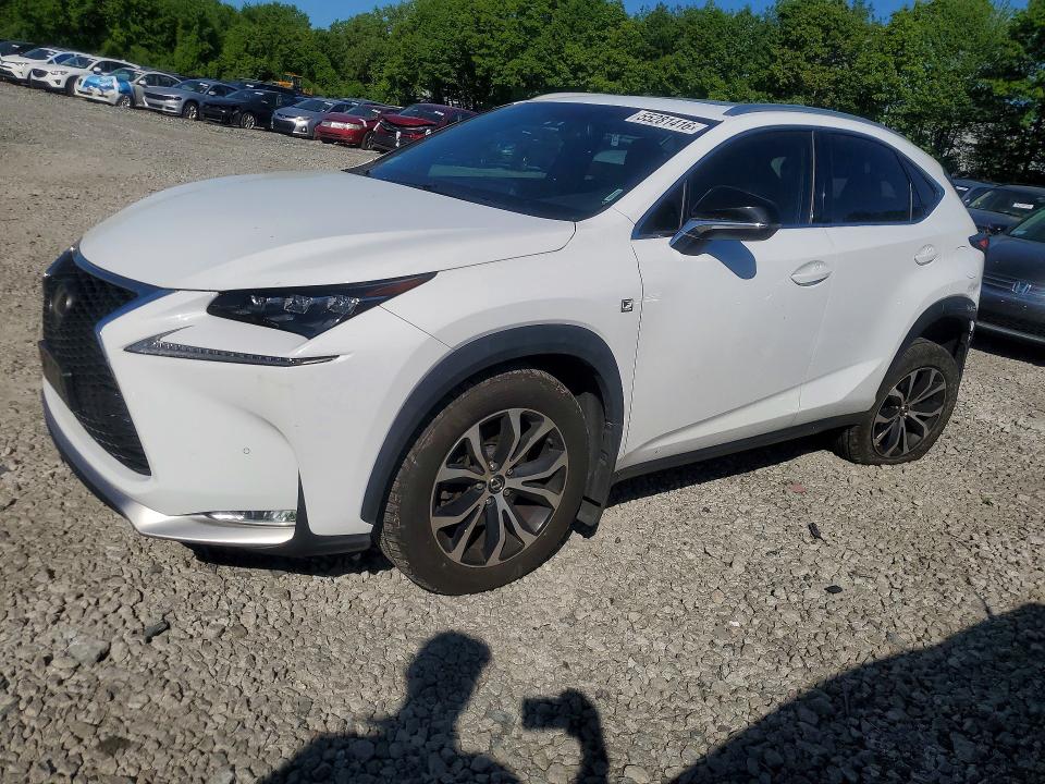 2016 Lexus Nx VIN JTJBARBZ7G2073741 COPART salvage auction — REAR END, Ma - Cert Of Title-Reconstrctd Coll, sold $11,200 on 2026-07-24 (photo 1)