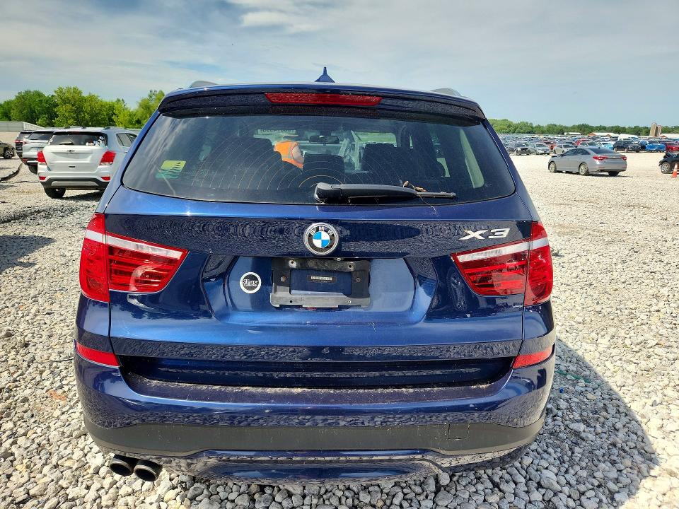 2017 BMW X3 VIN 5UXWX9C51H0D99922 COPART salvage auction — FRONT END, Mi - Certificate Of Title, sold $2,950 on 2026-07-23 (photo 6)
