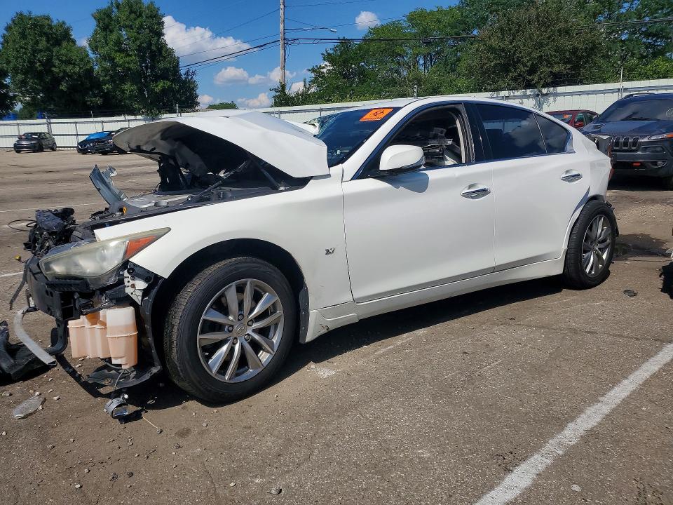 2014 Infiniti Q50 VIN JN1BV7AR3EM695349 COPART salvage auction — ALL OVER, OH - CERT OF TITLE-SALVAGE, sold $475 on 2026-07-15 (photo 1)