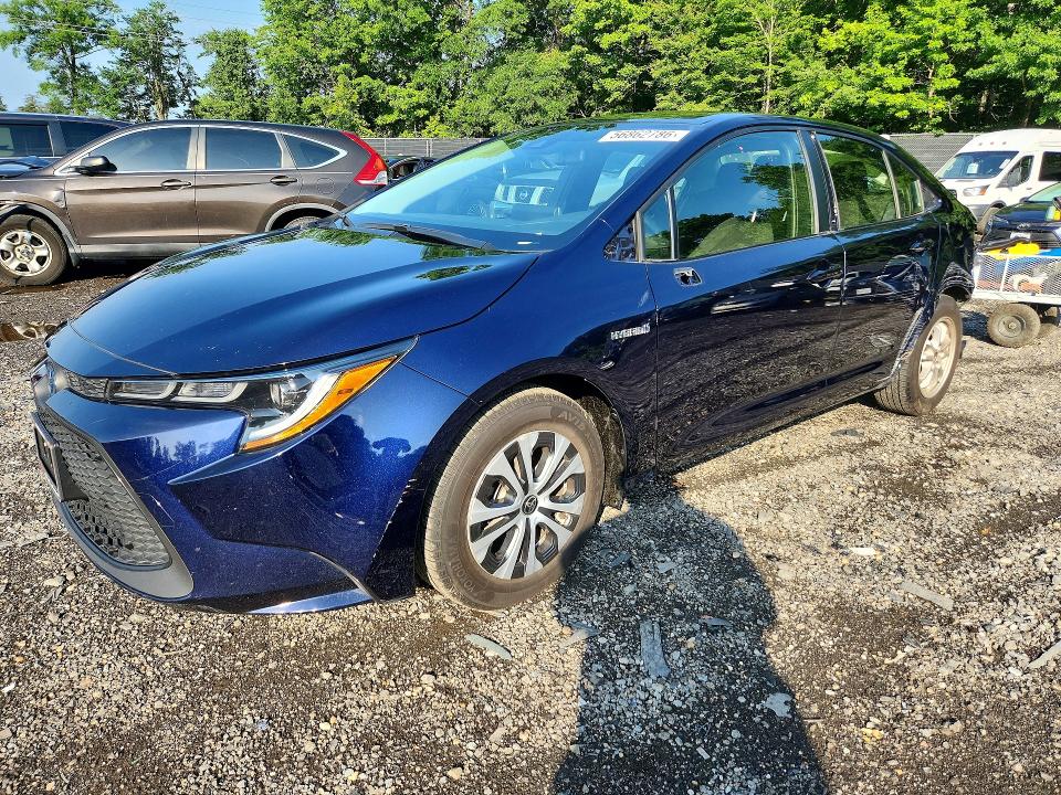 2021 Toyota Corolla VIN JTDEAMDEXMJ021728 COPART salvage auction — REAR END, Md - Cert Of Salvage < 75% Damage, sold $6,400 on 2026-07-31 (photo 1)