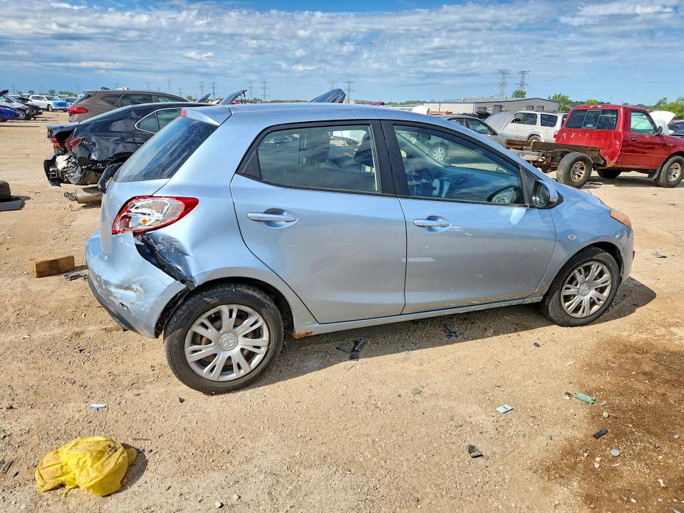 2013 Mazda 2 VIN JM1DE1KY2D0156591 COPART salvage auction — REAR END, Il - Salvage Certificate, sold $775 on 2026-07-28 (photo 3)
