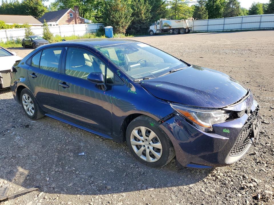 2021 Toyota Corolla VIN JTDEPMAEXMJ175388 COPART salvage auction — REAR END, Md - Cert Of Salvage < 75% Damage, sold $4,900 on 2026-07-06 (photo 4)