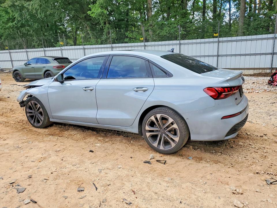 2025 Audi A3 VIN WAUGUDGY9SA066336 COPART salvage auction — FRONT END, Ga - Cert Of Title-Salvage, sold $300 on 2026-07-24 (photo 2)