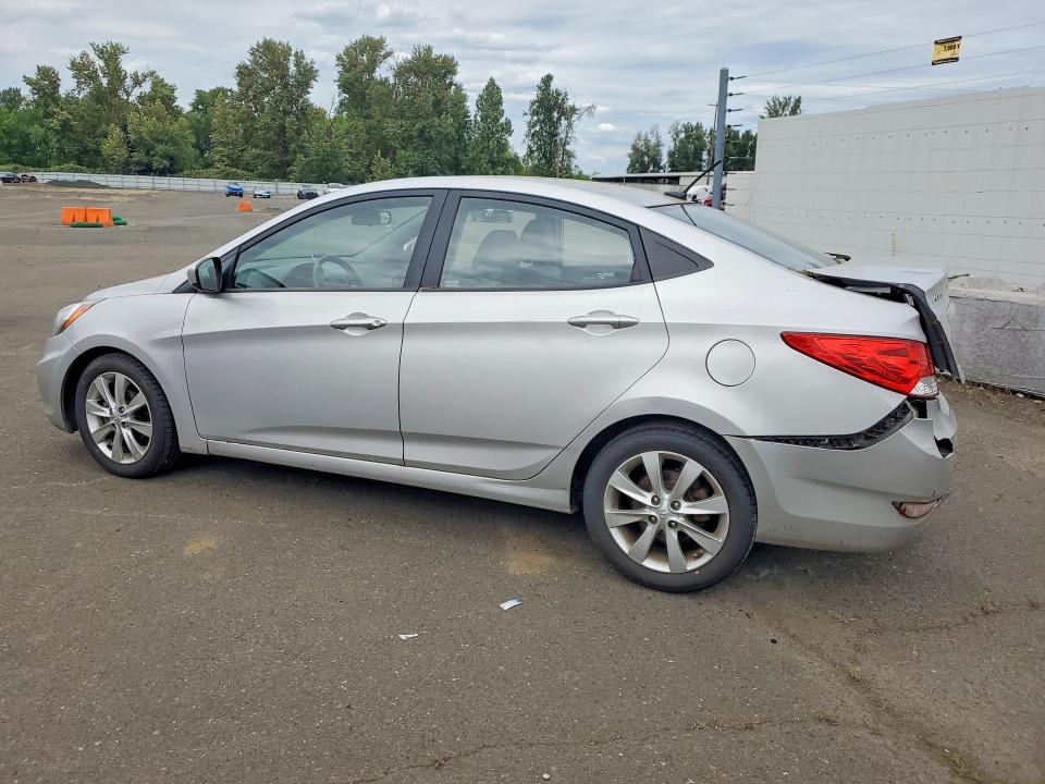 2012 Hyundai Accent VIN KMHCU4AE7CU084801 COPART salvage auction — REAR END, OR - SALVAGE TITLE CERTIFICATE, sold $675 on 2026-07-06 (photo 2)