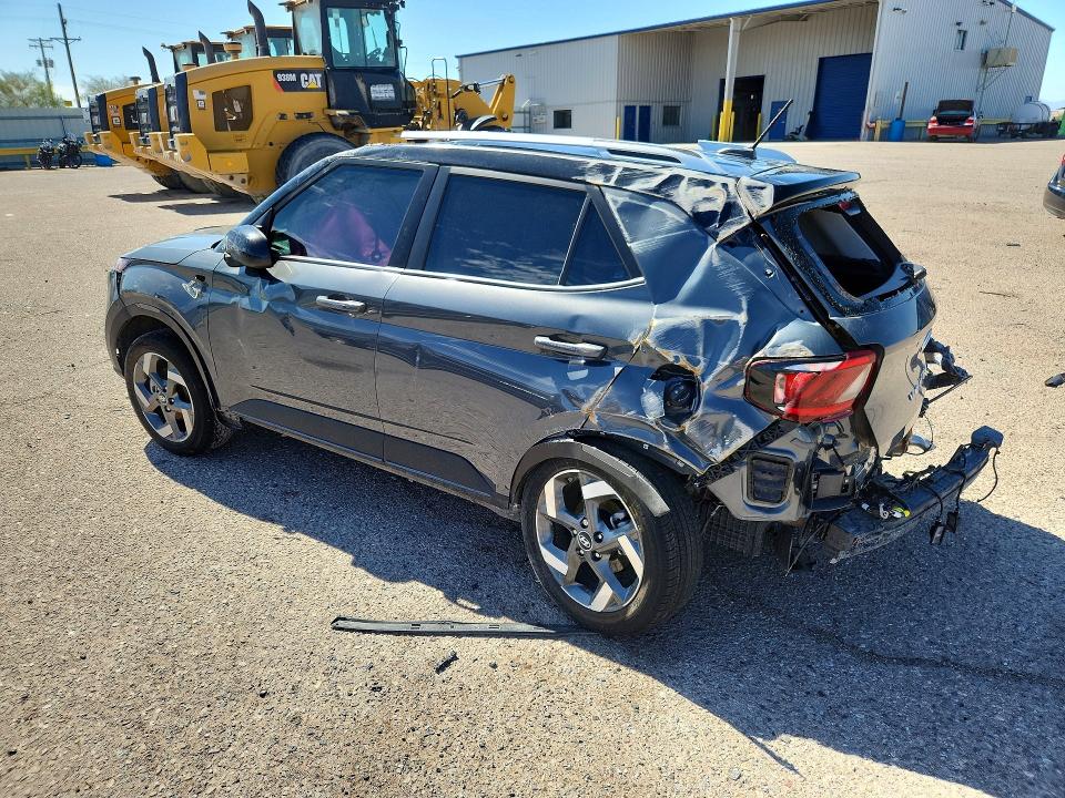 2026 Hyundai VIN KMHRC8A36TU436205 COPART salvage auction — ROLLOVER, AZ - CERT OF TITLE - SALVAGE, sold $1,000 on 2026-07-24 (photo 2)