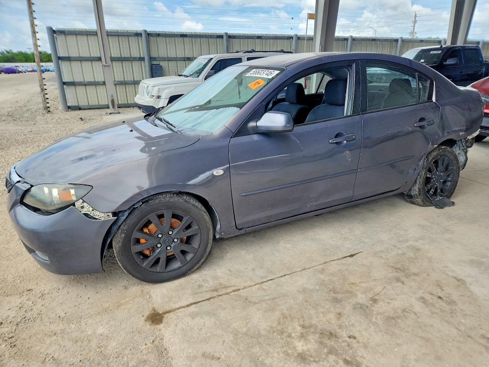 2008 Mazda 3 VIN JM1BK12G381826494 COPART salvage auction — FRONT END, Fl - Cert Of Title Slvg Rebuildable, sold $15 on 2026-07-22 (photo 1)