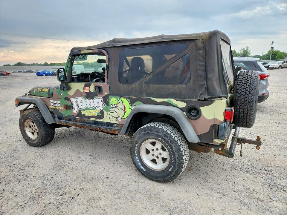 2006 Jeep Wrangler / VIN 1J4FA44S66P735134 COPART salvage auction — NORMAL WEAR, NY - CERTIFICATE OF TITLE, sold $550 on 2026-07-27 (photo 2)