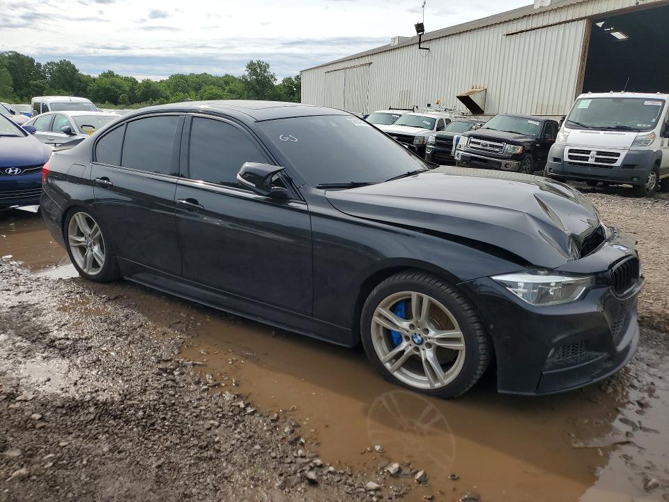2016 BMW 3er VIN WBA8B7G50GNT14085 COPART salvage auction — FRONT END, Pa - Certificate Of Salvage, sold $11,600 on 2026-08-26 (photo 4)