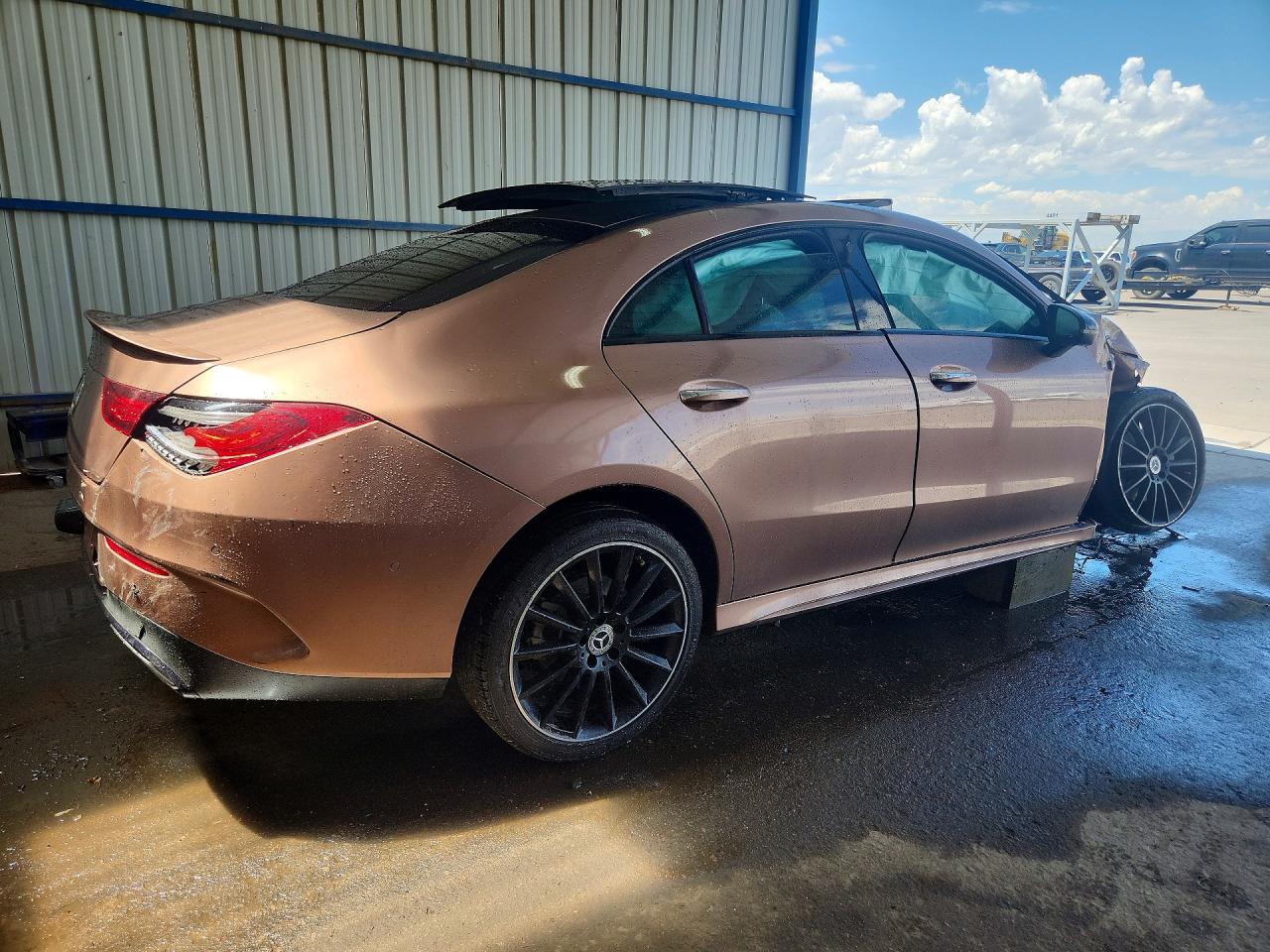 2022 Mercedes-Benz CLA-Class VIN W1K5J4GB0NN267012 COPART salvage auction — Front End, CO - CERTIFICATE OF TITLE, sold $2,050 on 2026-07-09 (photo 3)