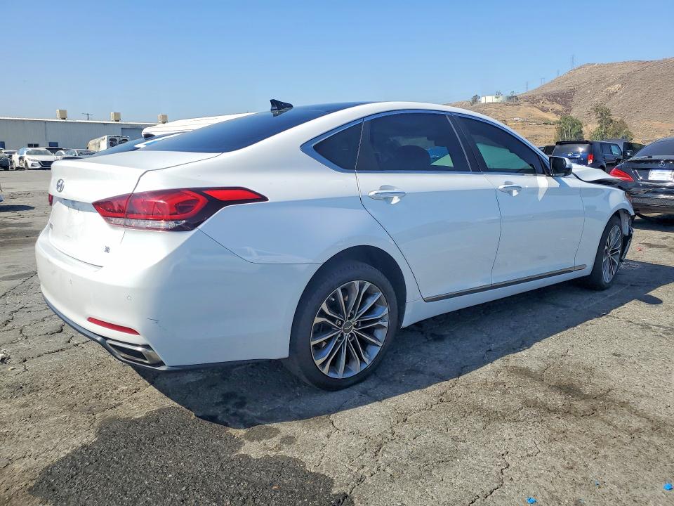 2015 Hyundai VIN KMHGN4JE8FU071056 COPART salvage auction — FRONT END, Ca - Salvage Certificate, sold $2,000 on 2026-07-30 (photo 3)