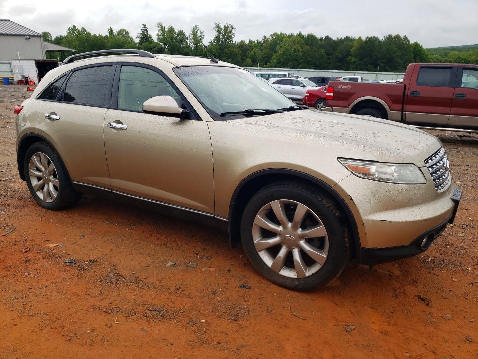 2003 Infiniti Fx35 VIN JNRAS08U43X101589 COPART salvage auction — FRONT END, VA - CERT OF TITLE - SALVAGE, sold $250 on 2026-07-10 (photo 4)