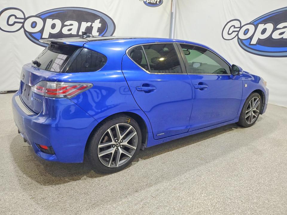 2015 Lexus Ct 200 VIN JTHKD5BH6F2225211 COPART salvage auction — MINOR DENT/SCRATCHES, CA - CERTIFICATE OF TITLE, sold $2,350 on 2026-07-23 (photo 3)