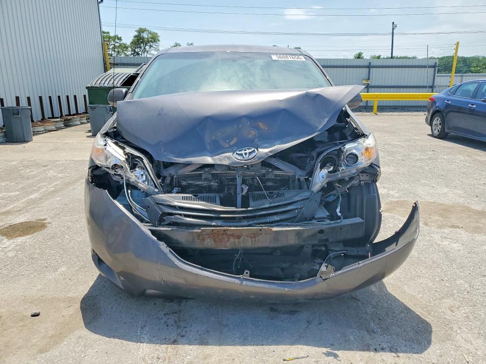 2012 Toyota Sienna VIN 5TDKK3DC6CS253480 COPART salvage auction — FRONT END, Ia - Cert Of Title-Salvage Title, sold $1,000 on 2026-07-10 (photo 5)