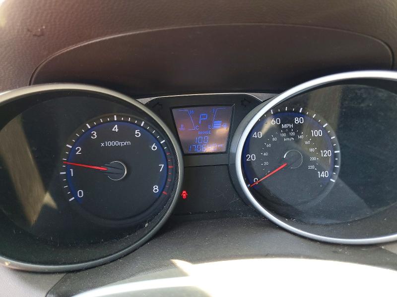 2012 Hyundai Tucson VIN KM8JU3AC3CU486962 COPART salvage auction — FRONT END, Ca - Salvage Certificate, sold $850 on 2026-07-02 (photo 9)