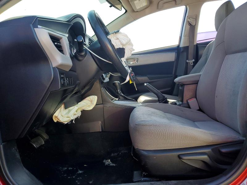 2015 Toyota Corolla VIN 5YFBURHE1FP281113 COPART salvage auction — FRONT END, Ca - Salvage Certificate, sold $2,350 on 2026-07-08 (photo 7)