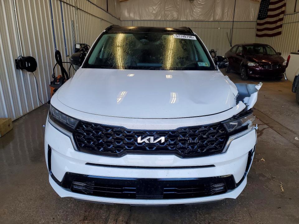 2023 Kia Sorento VIN 5XYRKDLF6PG165094 COPART salvage auction — FRONT END, Pa - Certificate Of Salvage, sold $6,700 on 2026-07-15 (photo 5)