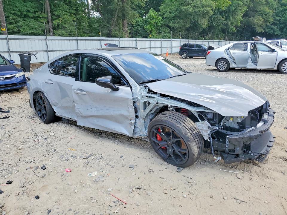 2025 Lexus Is 500 VIN JTHBP1D23S5008572 COPART salvage auction — SIDE, GA - CERT OF TITLE-SALVAGE, sold $29,250 on 2026-08-28 (photo 4)