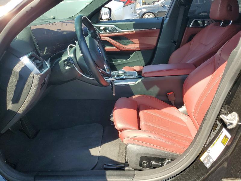 2024 BMW I4 VIN WBY43AW07RFS49281 COPART salvage auction — FRONT END, Ca - Salvage Certificate, sold $9,700 on 2026-07-20 (photo 7)