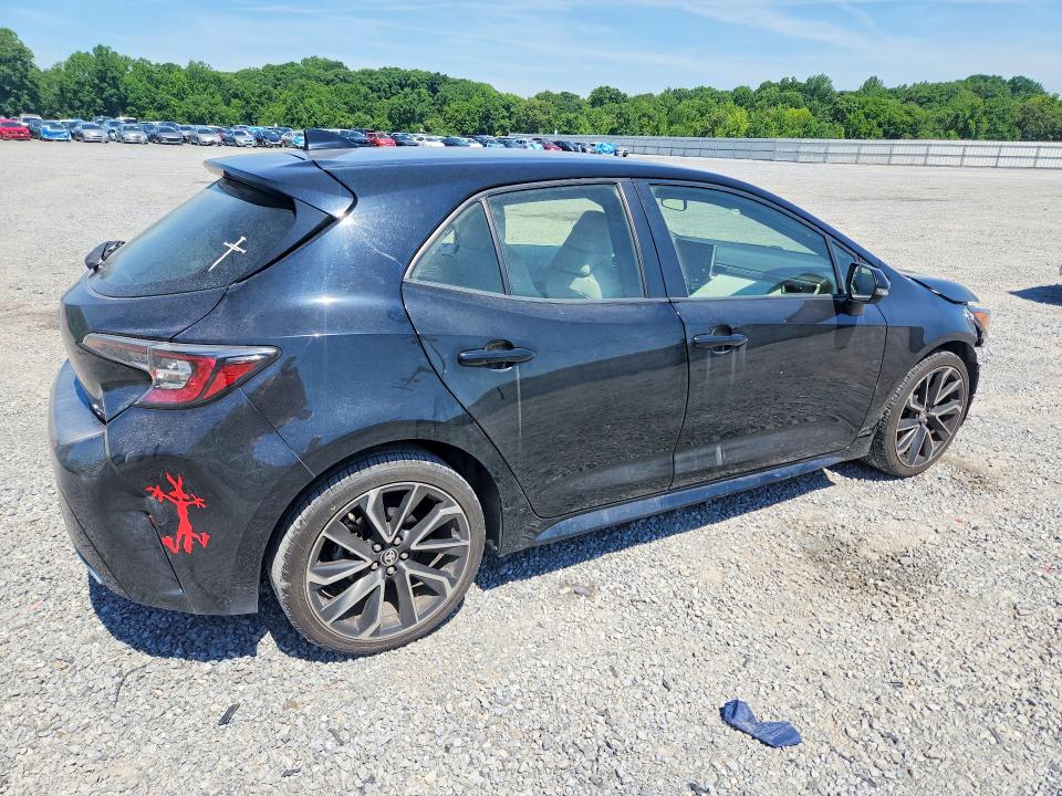 2020 Toyota Corolla VIN JTNC4RBE7L3076800 COPART salvage auction — FRONT END, Nc - Salvage Certificate Of Title, sold $175 on 2026-07-29 (photo 3)