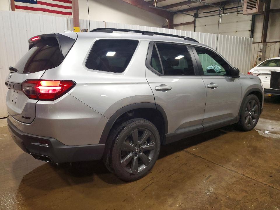 2026 Honda Pilot VIN 5FNYG1H3XTB021463 COPART salvage auction — SIDE, Pa - Certificate Of Salvage, sold $15,900 on 2026-08-19 (photo 3)