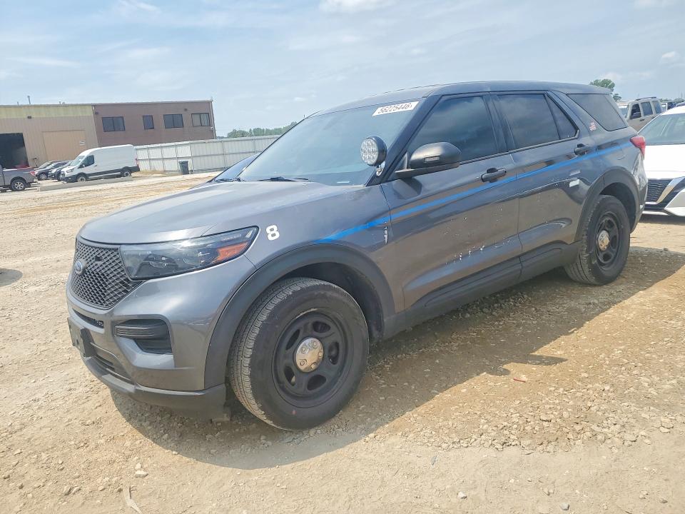 2021 Ford Explorer VIN 1FM5K8AB2MGB34760 COPART salvage auction — HAIL, KS - CERT OF TITLE-SALVAGE, sold $4,000 on 2026-07-02 (photo 1)