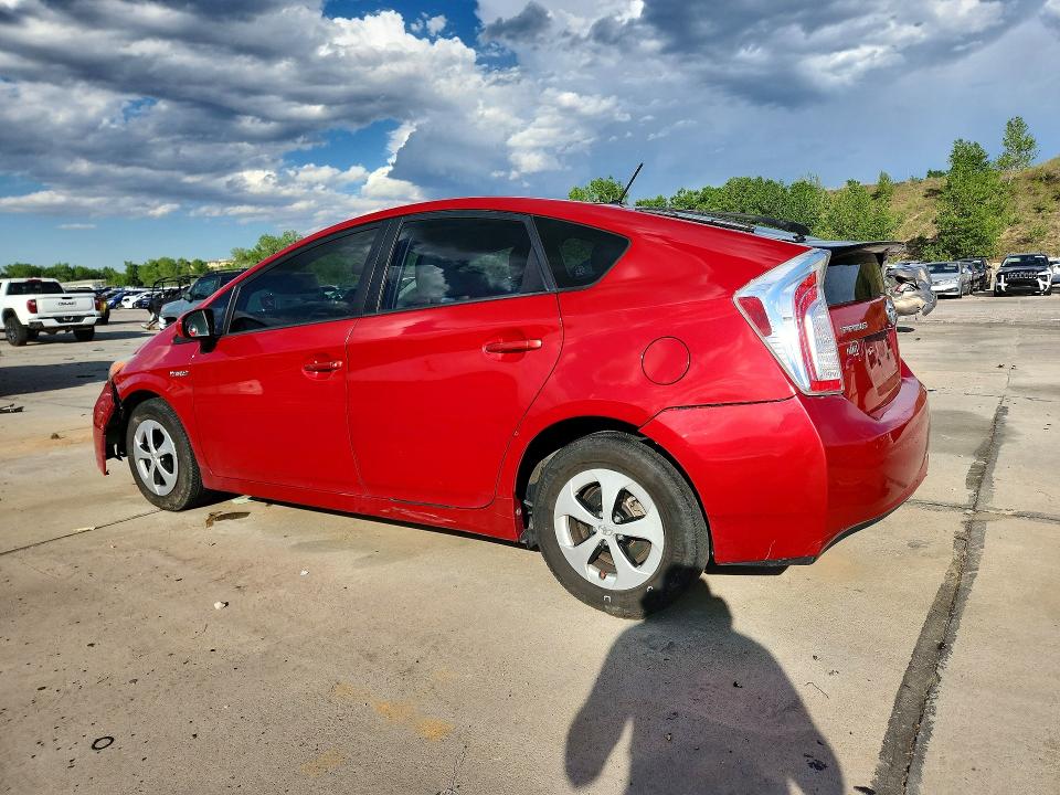 2013 Toyota Prius VIN JTDKN3DU3D5633593 COPART salvage auction — FRONT END, Co - Public - Salvage Title, sold $5,600 on 2026-07-27 (photo 2)