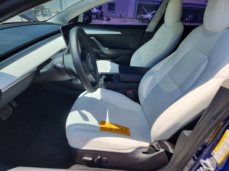 2022 Tesla Model 3 VIN 5YJ3E1EB2NF278700 COPART salvage auction — REAR END, Il - Salvage Certificate, sold $9,700 on 2026-07-06 (photo 7)