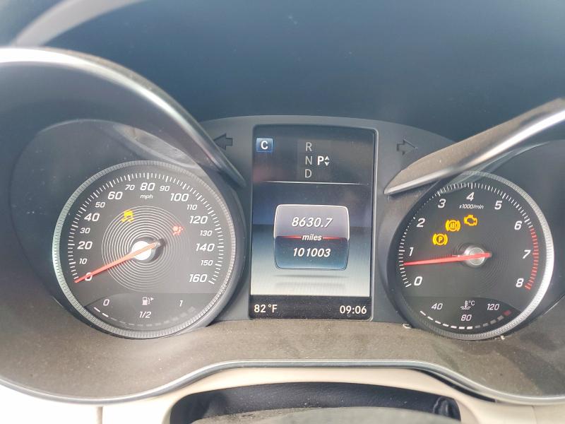 2017 Mercedes-benz C-klasse VIN WDDWF4JB0HR306726 COPART salvage auction — UNDERCARRIAGE, Salvage Title, sold $5,300 on 2026-08-03 (photo 9)