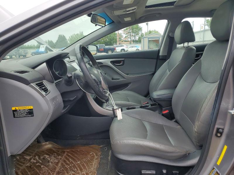2013 Hyundai Elantra VIN KMHDH4AE8DU516533 COPART salvage auction — NORMAL WEAR, In - Cert Of Title-Salvage Title, sold $1,850 on 2026-07-15 (photo 7)
