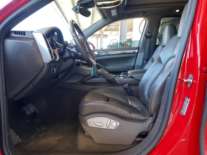 2015 Porsche Cayenne VIN WP1AE2A27FLA51504 COPART salvage auction — FRONT END, Ca - Salvage Certificate, sold $5,100 on 2026-07-07 (photo 7)