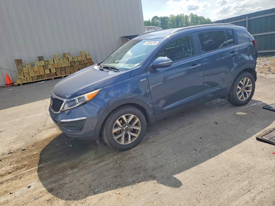 2015 Kia Sportage VIN KNDPBCAC1F7771005 COPART salvage auction — REAR END, Pa - Certificate Of Salvage, sold $2,100 on 2026-07-15 (photo 1)