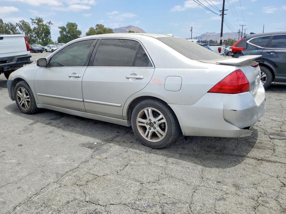 2006 Honda Accord VIN 1HGCM56806A169970 COPART salvage auction — REAR END, Ca - Salvage Certificate, sold $600 on 2026-07-09 (photo 2)