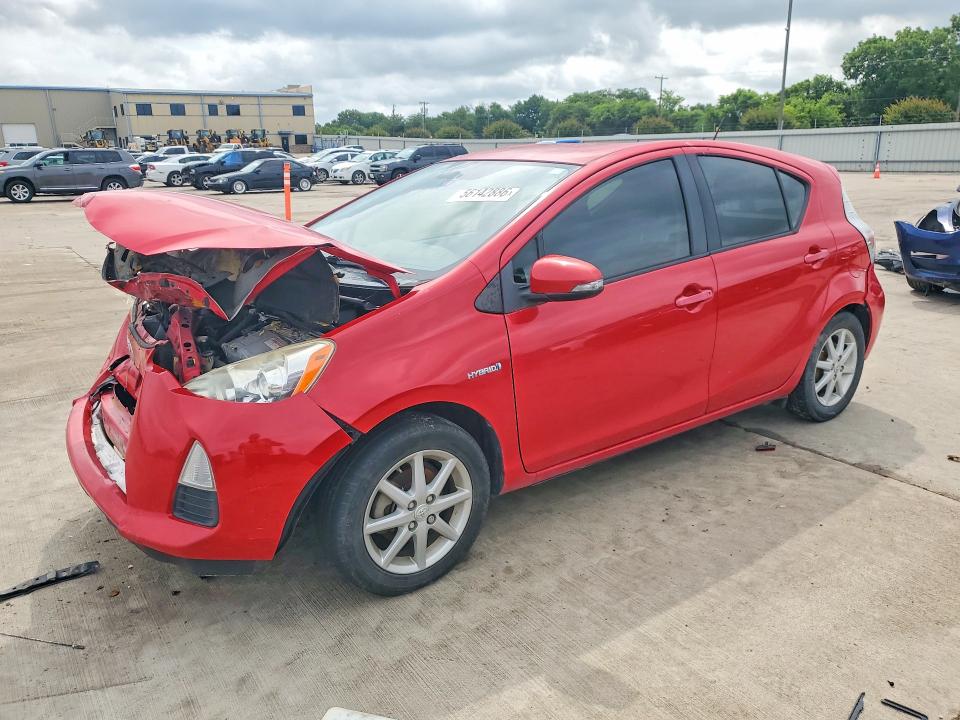 2014 Toyota Prius VIN JTDKDTB37E1566471 COPART salvage auction — FRONT END, Tx - Salvage Vehicle Title, sold $900 on 2026-07-06 (photo 1)